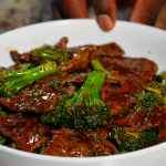 beef and broccoli dinner