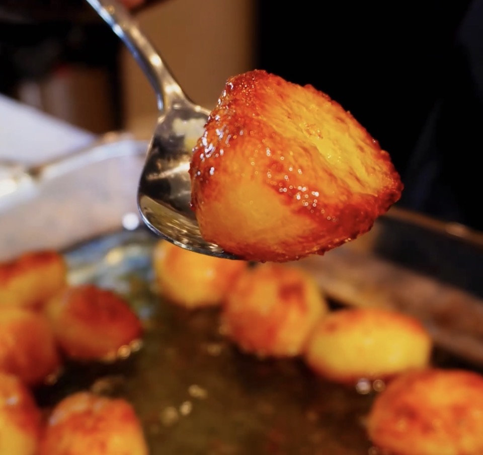 beautiful roasted potato