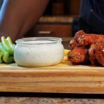 Blue Cheese Ranch with Celery and Wings