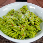 spinach basil pesto pasta