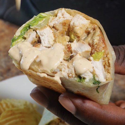 Chicken Caesar Salad Wrap