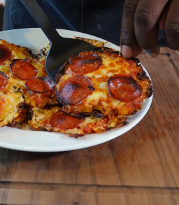 pizza smashed potato