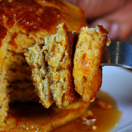 Sweet Potato Toasted Pecan Pancakes