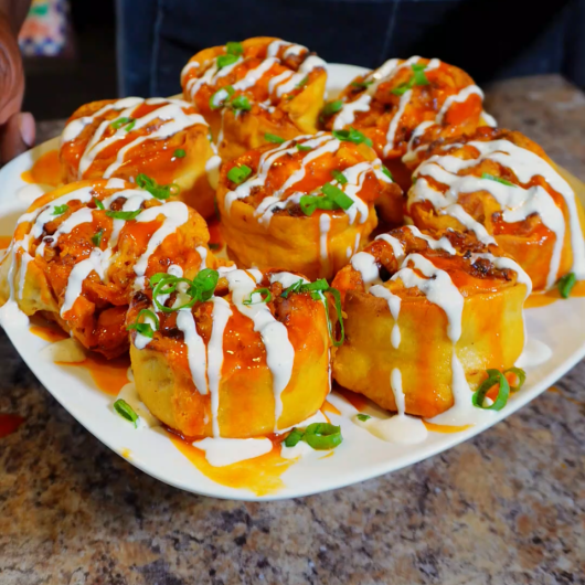 Buffalo Chicken Pinwheels