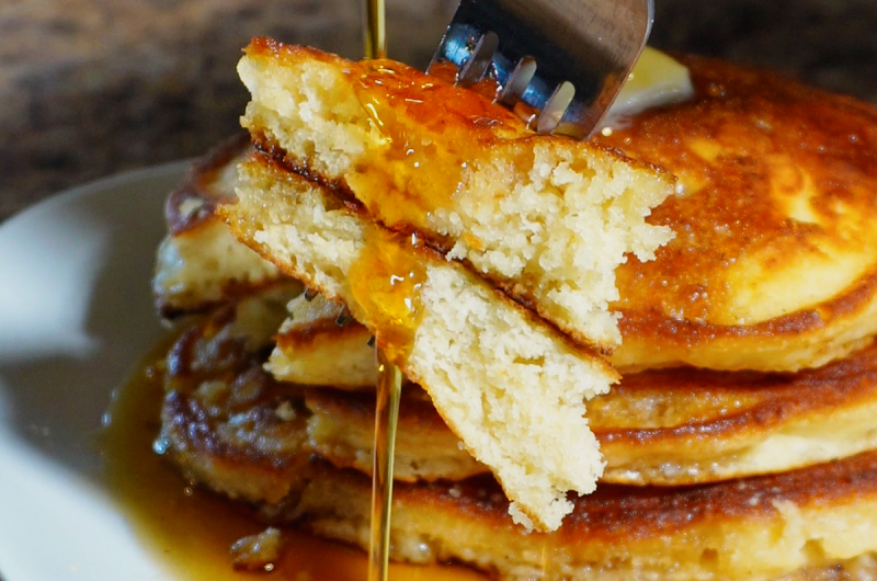 Homemade Buttermilk Pancakes