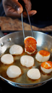 pan seared scallop